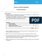 Evaluaciòn Parcial de Servivio Al Cliente Financiero