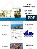 Port Classification, Port Details and Definitions, Ships and Their Influence On Port Design