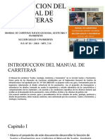 Introduccion Del Manual de Carrteras