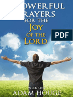 7 puissantes prières pour la joie du Seigneur - Adam Houge