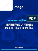 339º Simulado Mege Jurisprudencia Selecionada para Delegado de Policia Gabarito Comentado 18184