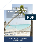 Inversion para Principiantes - Cuadernos Librestado