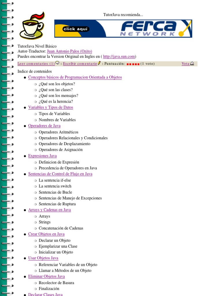Java Basico | PDF