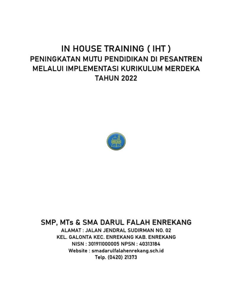 IHT Kurikulum Merdeka di Pesantren | PDF | Seni