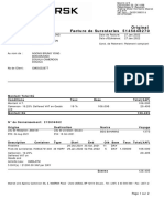 Original Facture de Surestaries 5145848270: Montant Total Dû Conditions Taux Base Total (XAF)