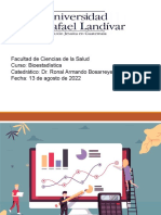 Presentación4 Bioesta, Impor de La Estadistica 13-8-2022
