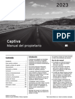 2023 Captiva Manual Propietarios