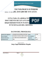 Documento Levantamiento de Requerimientos Restsoft