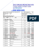 Bảng Báo Giá: Stt Model Mô tả SL Đvt I Đại tu thắng + bánh tải 17,930,000 Đơn giá (VNĐ) Thành tiền (VNĐ)