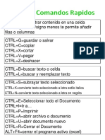 Lista de Comados Rápidos