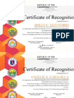 Orange & White Geometric Completion Certificate