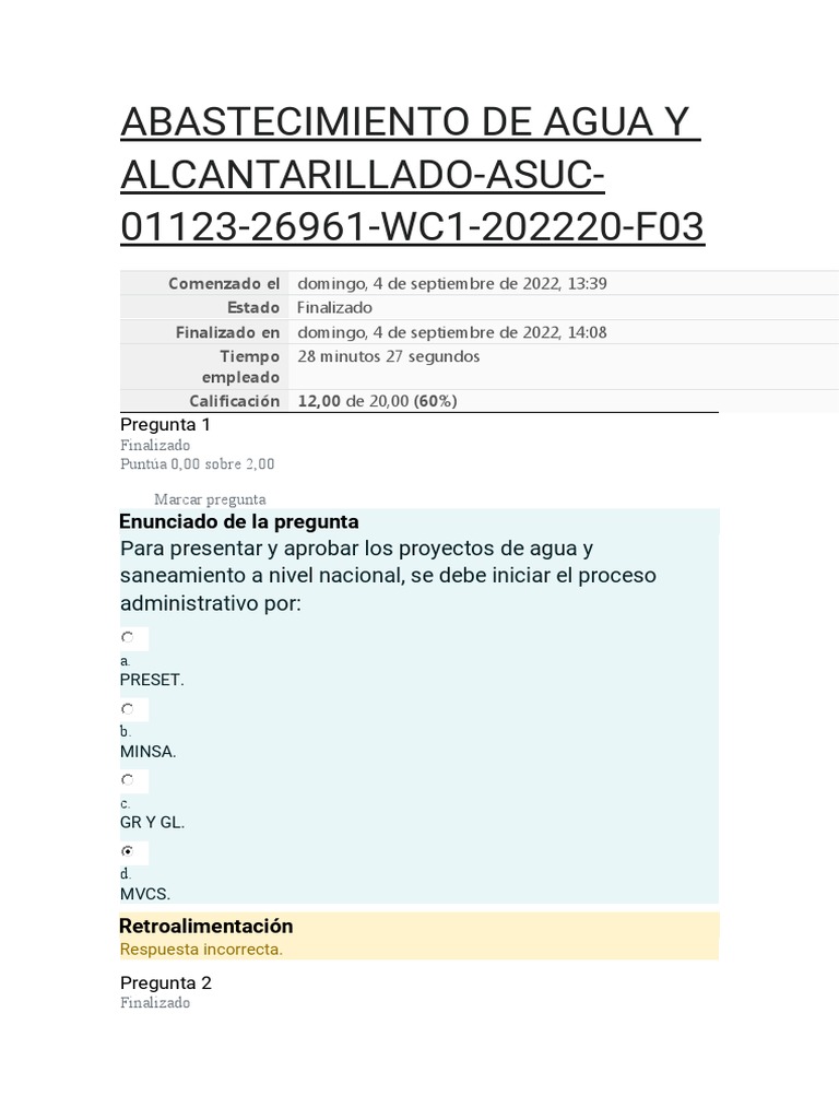Abastecimiento de Agua y Alcantarillado | PDF | Red de abastecimiento ...