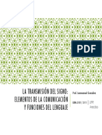 Elementos de La Comunicacion y Funciones Del Lenguaje