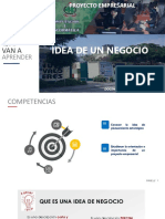 CLASE 2 - IDEA DE UN NEGOCIO