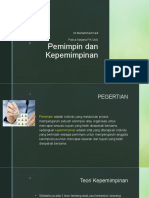 MATERI1 - Teori Pemimpin Dan Kepemimpinan