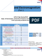 USTH ElectricityAndElectromagnetismI AE Part1 Lecture 01