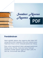 Materi 4 Sumber Ajaran Agama Islam