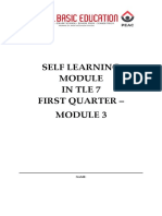 Tle Moduel 7 and 8 Module 3