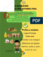 La Nutrición en Niños Con Autismo (TEA)