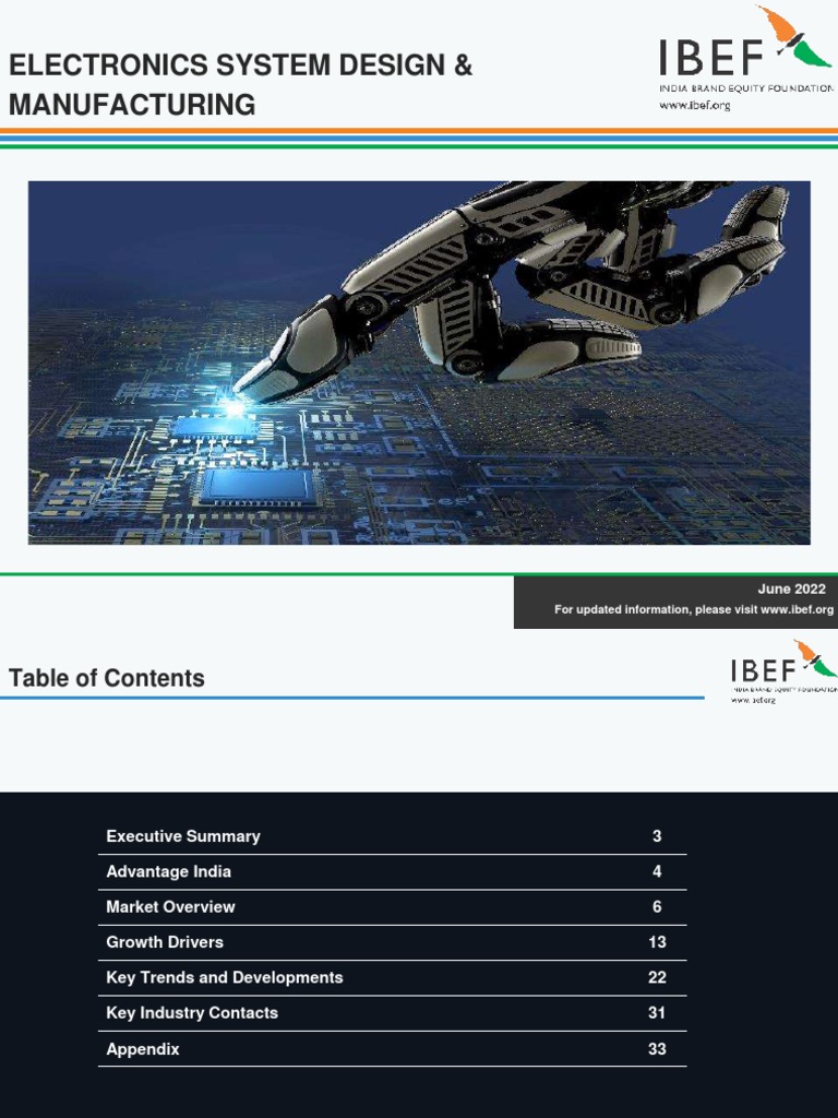 Electronics Manufacturing ESDM-June-2022 | PDF | Smartphone | Electronics