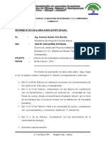 Informe Tecn. de Campo #02 Febrero 2013