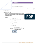 Calculating annuity due and perpetuity present values