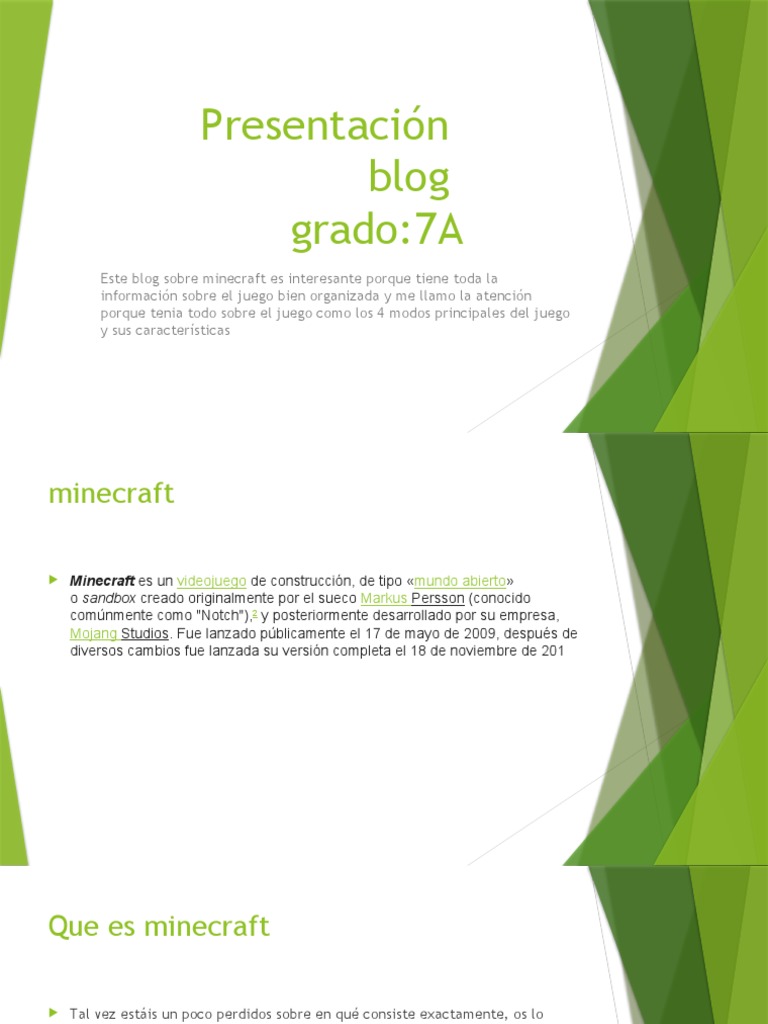 Información esencial sobre Minecraft | PDF | Minecraft | Videojuegos
