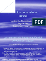 Elementos de La Relación Laboral