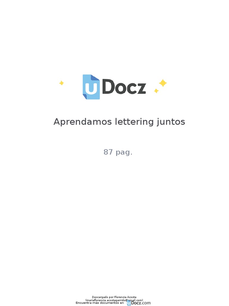 Manual de Lettering para Principiantes | PDF