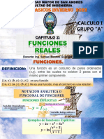 Capitulo 2. Funciones Reales Parte 1