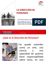 1.4 La Dirección de Personas