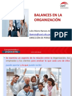 1.7 Balances en La Organización