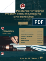 MASTER Hukum Peraturan Bantuan Langsung Tunai Dana Desa (BLT DD)