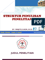 Week 4 Materi Part 4 - Struktur Penulisan Penelitian