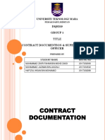 1 Contract Documention & Superintending