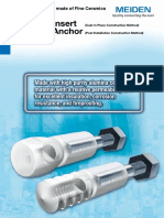 Meiden - Japan - Ceramic anchor sleeves and bolts catalog