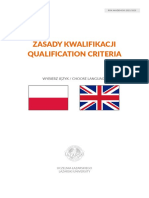 Zasady Rekrutacji I Wymagane Dokumenty 2022