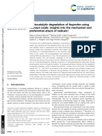 Photocatalytic Degradation of Ibuprofen Using Titanium Oxide