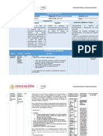 Planeación Didáctica Unidad 1