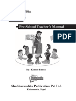 Pre School Teacher's Manual Shubharambha