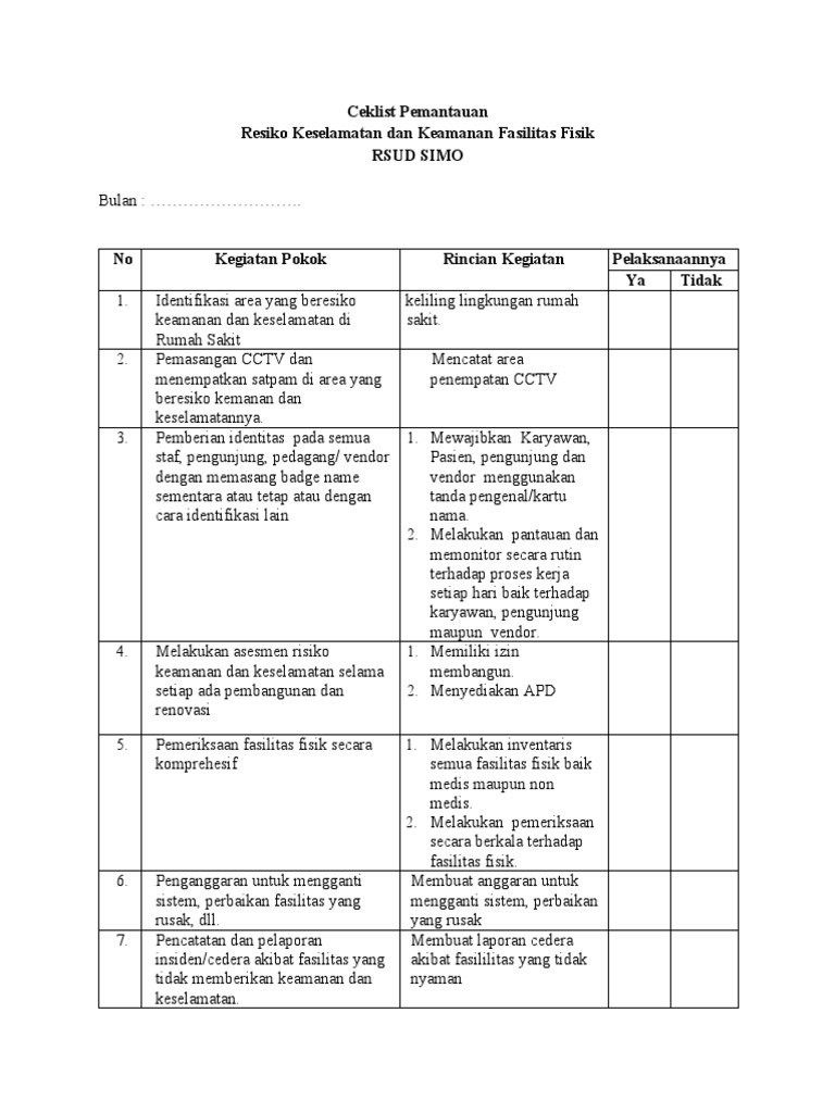 Pemantauan Keamanan RSUD SIMO | PDF | Komputer