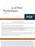 Doctrine of Part-Performance Under Section 53A