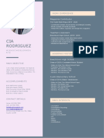 15 Template CV Word Gratis Pink