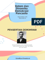 Sistem dan Dinamika Demokrasi Pancasila