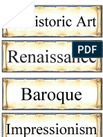 Banners Sub Headings