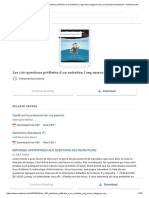 (PDF) Les 100 Questions Préférées D Un Entretien (Seg-Maroc - Blogspot.com) - Mohamed Bouchenna - Academia - Edutttt