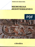 Fernand Braudel - Memorias del Mediterraneo