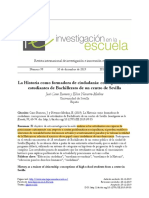 2019 La Historia Como Formadora de Ciudadanía: Concepciones de Estudiantes de Bachillerato de Un Centro de Sevilla