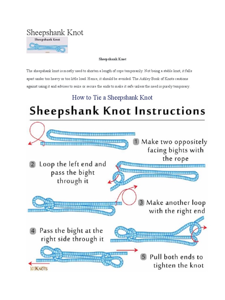 The Trucker's Hitch A StepbyStep Guide to Tying this Useful Knot for