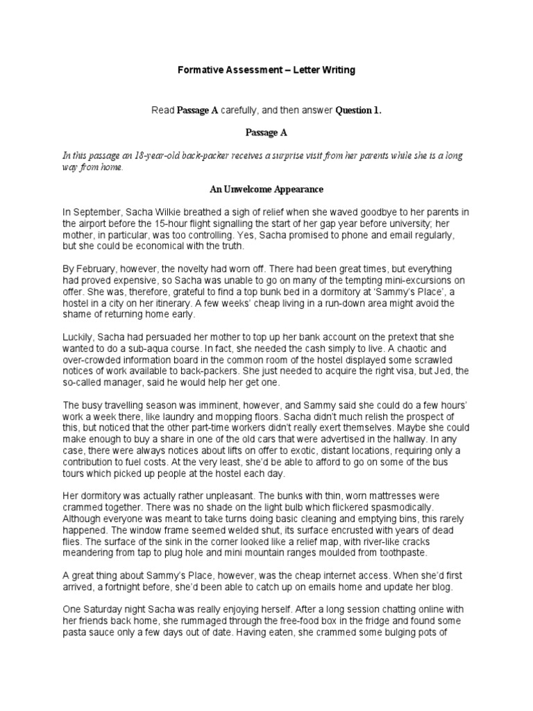 Grade 9 Formal Letter Writing Guide | PDF